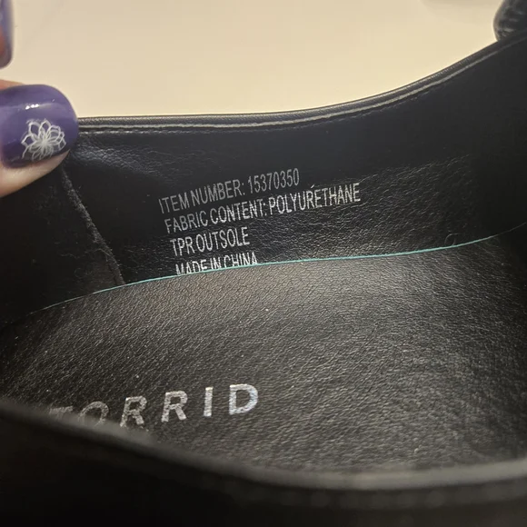 Torrid Black Chunky Loafers - Picture 5 of 6